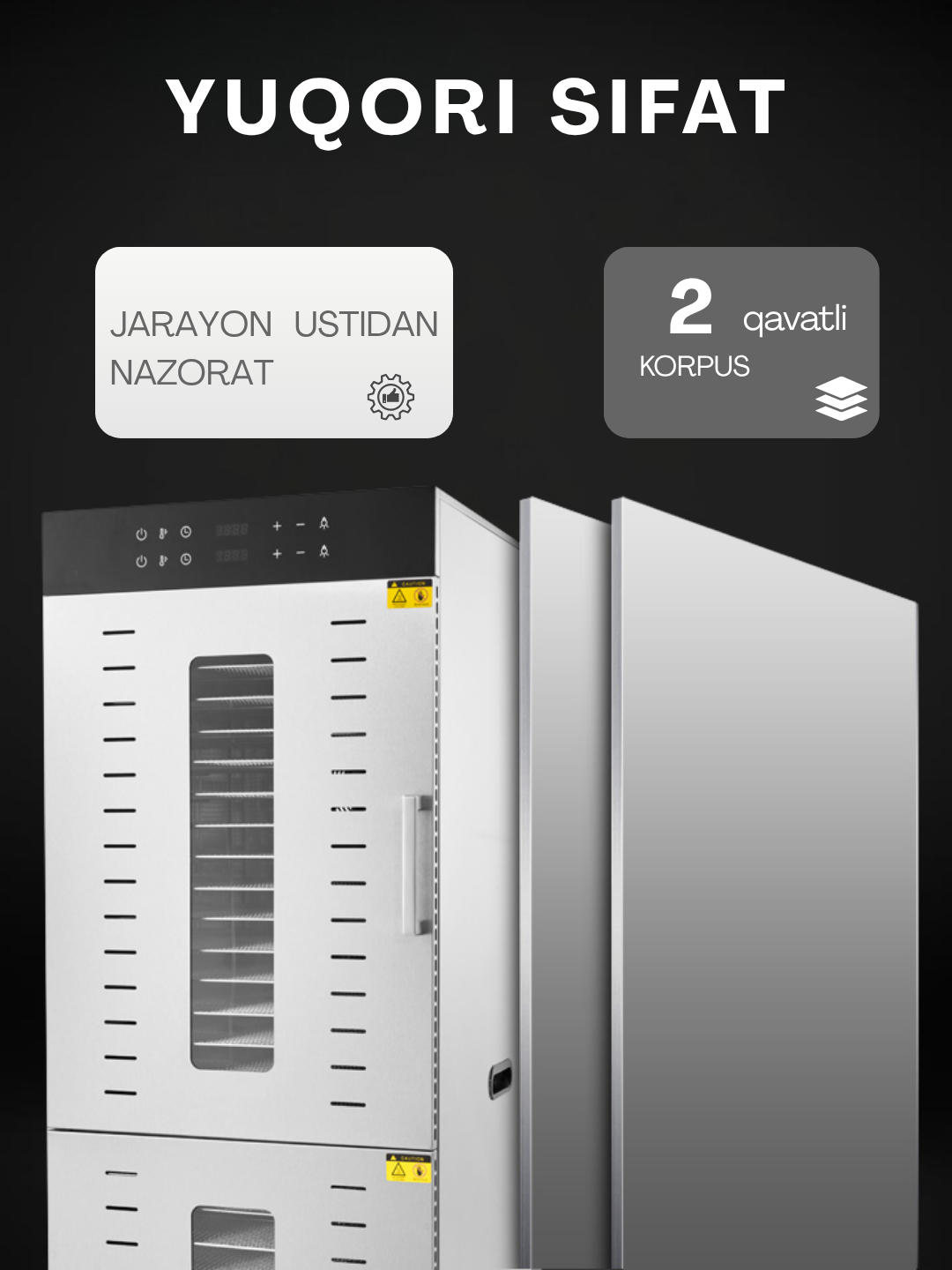 Uskunalar.uz - Sabzavot va mevalar uchun quritgich / meva, sabzavot va pastilalar uchun degidrator Uskunalar.uz US-32