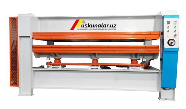 Uskunalar.uz - 120 tonnali gidravlik issiq press uskunasi US-MH3848X120T, 3 qatlamli