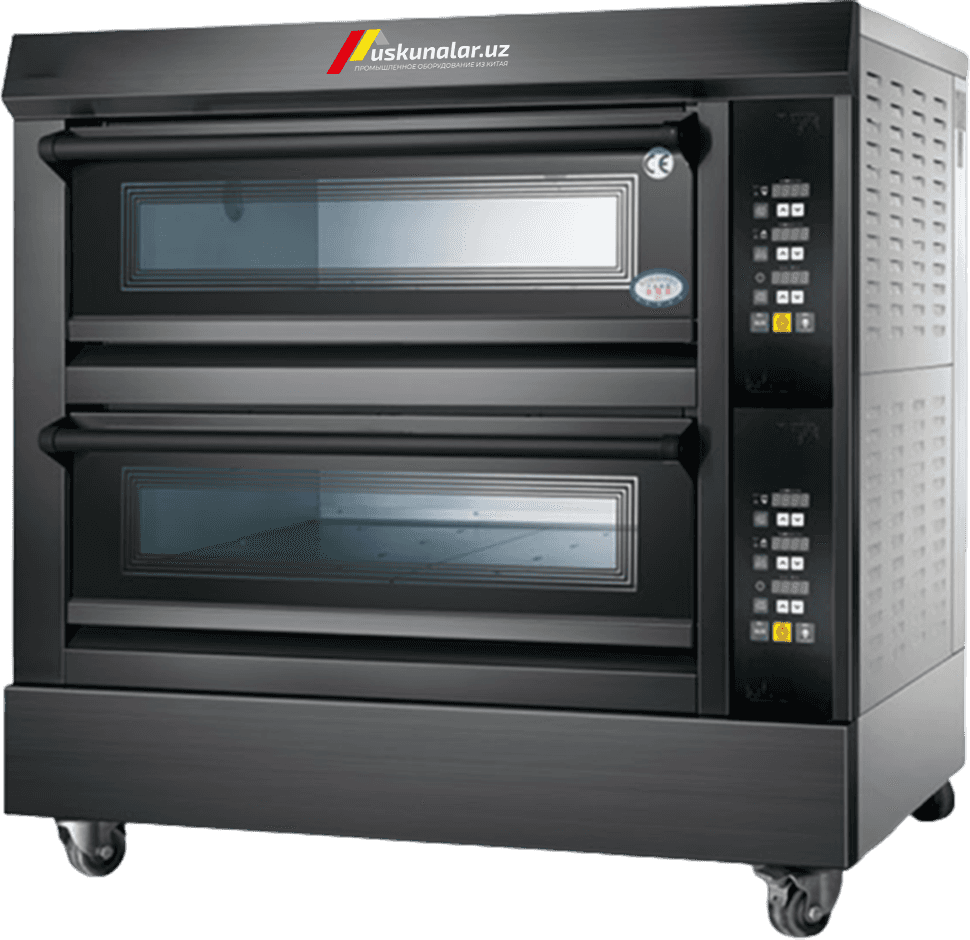 Uskunalar.uz - Electric oven with 2 decks, 4 trays US-V3-FKB-2