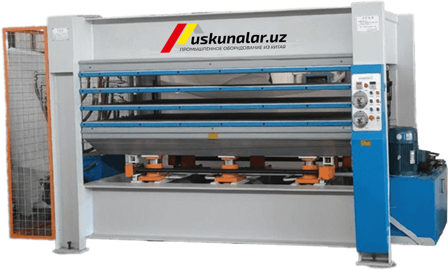 Uskunalar.uz - 100-ton, 3 layer hydraulic hot press equipment US-MH1325*100-3