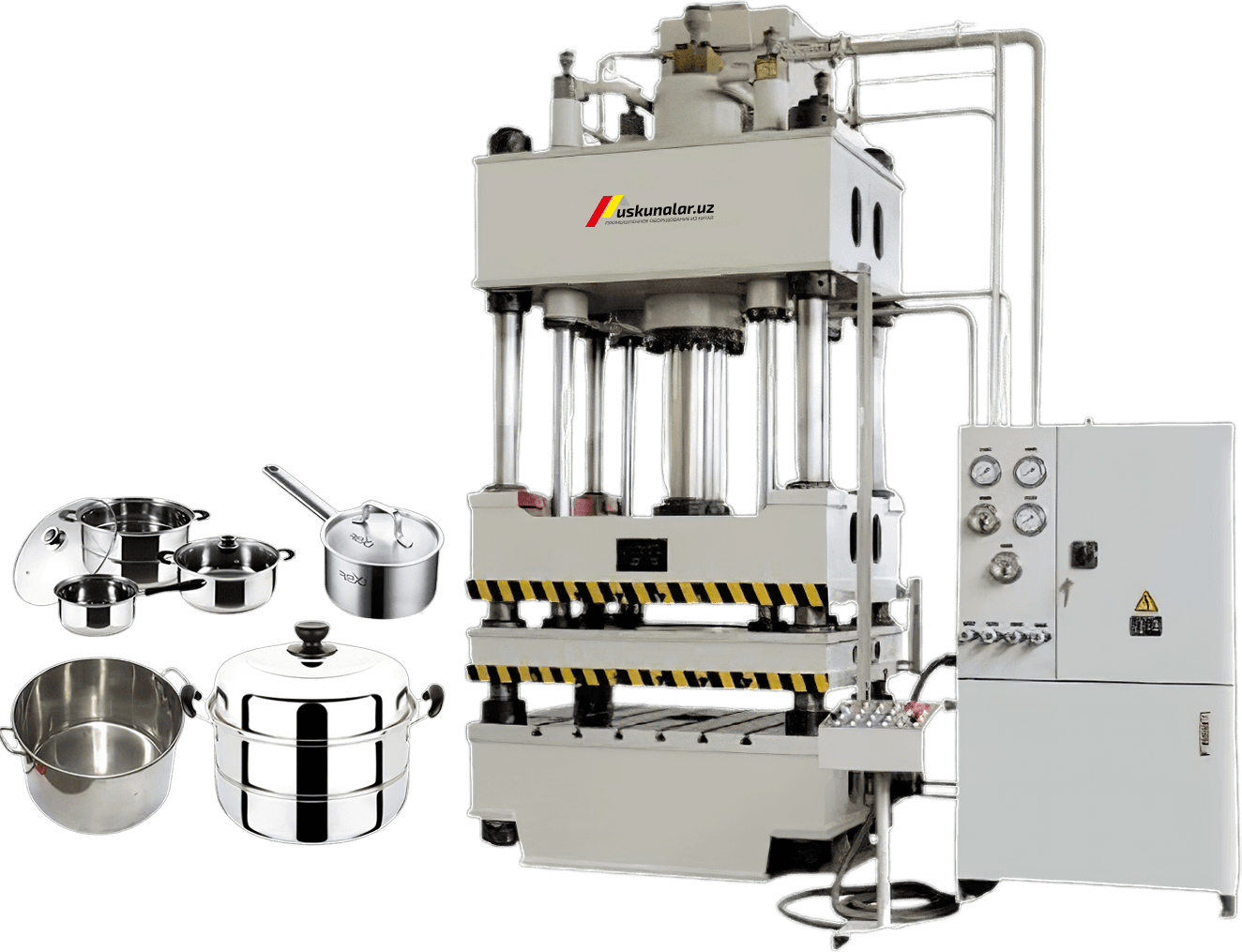 Uskunalar.uz - Оборудование для производства железной посуды (пресс) US-YD32-200