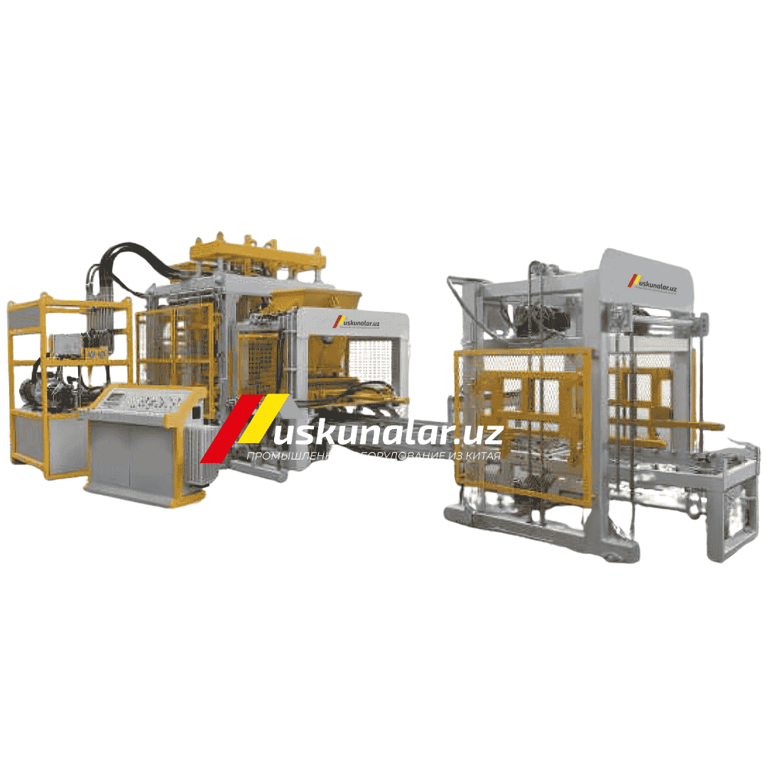Uskunalar.uz - Avtomatik blok g'isht va bruschatka ishlab chiqarish liniyasi- US-QTY8-15