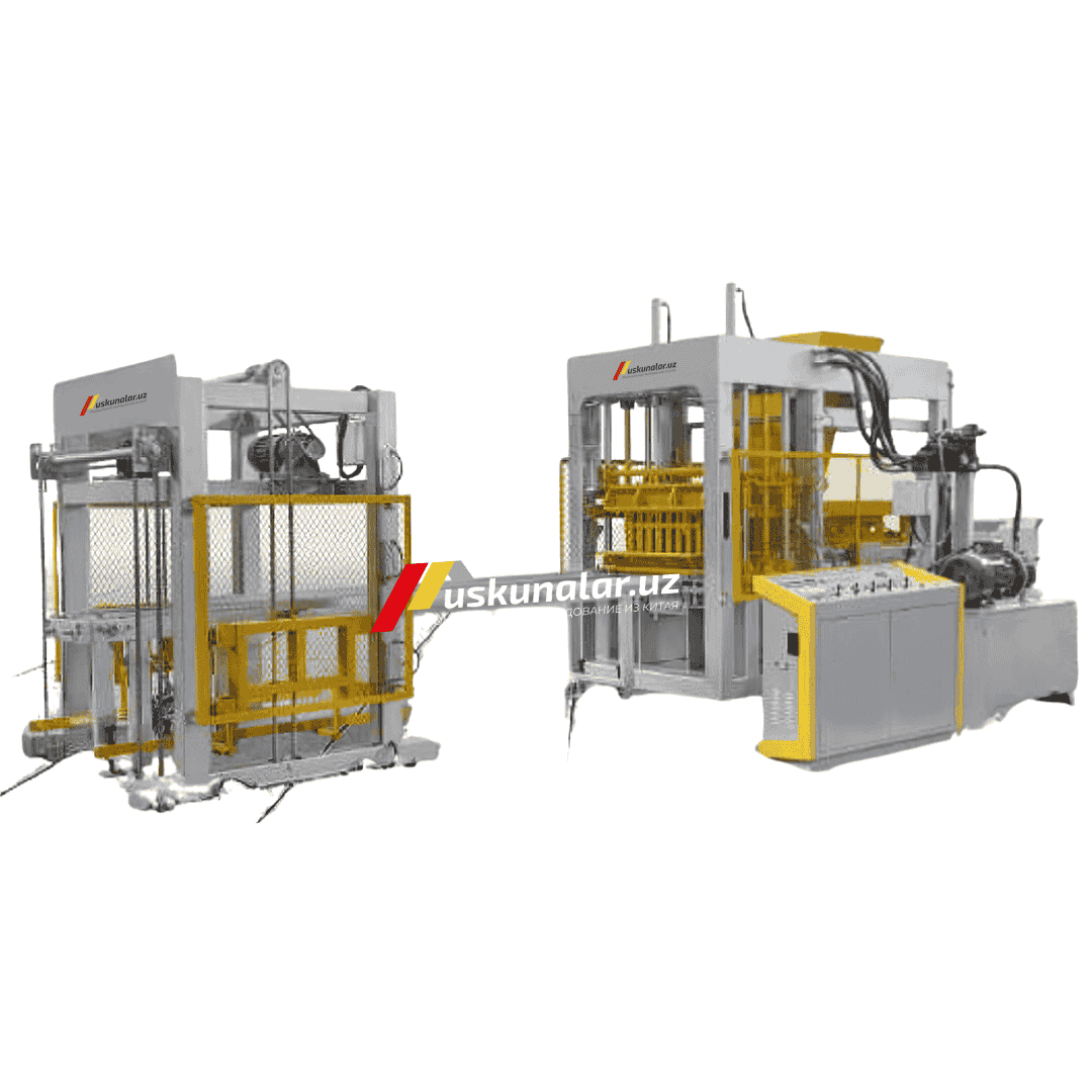 Uskunalar.uz - Avtomatik blok g'isht va bruschatka ishlab chiqarish liniyasi- US-QTY6-15