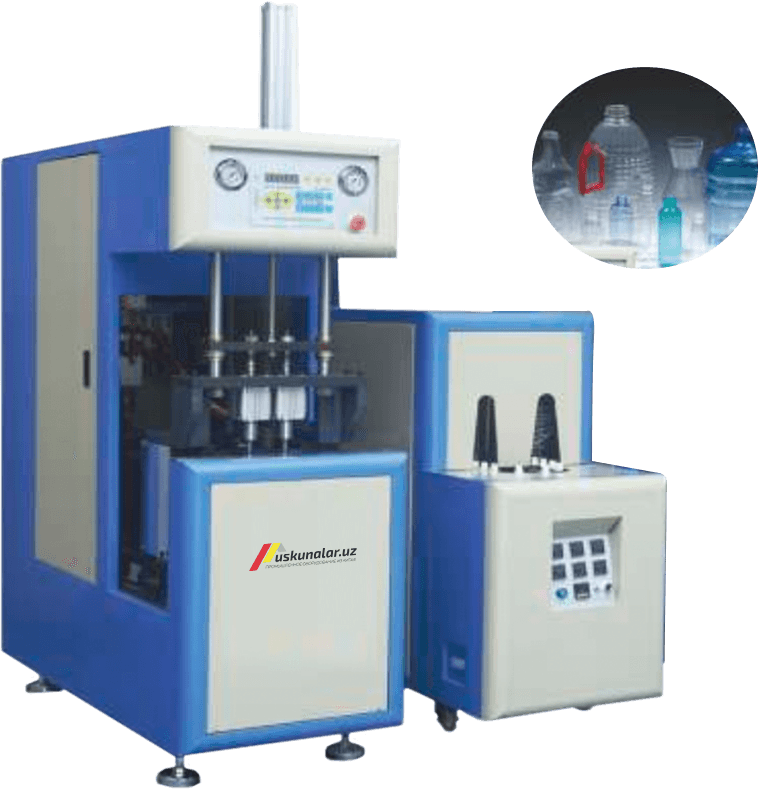 Uskunalar.uz - Semi-automatic blow moulding machine US-OGS-4