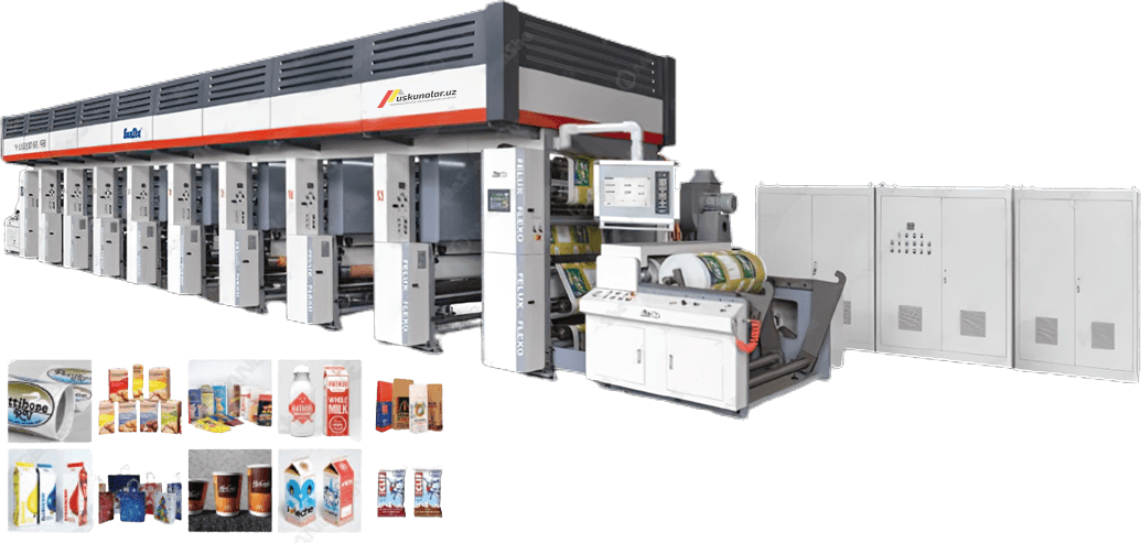 Uskunalar.uz - Flexographic printing machine US-YT-1000E