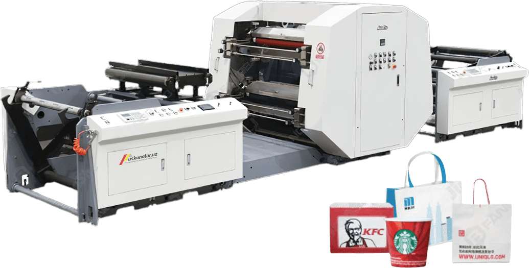 Uskunalar.uz - Flexographic printing machine US-YT-800BE