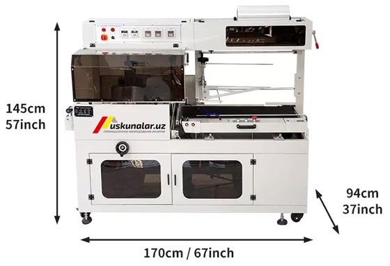 Uskunalar.uz - US-FQL-450 automatic sealing machine cutter size 570 x 470