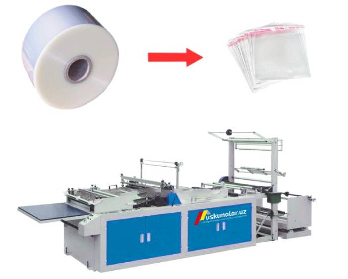 Uskunalar.uz - Grey mailing bag making machine US-LS-600