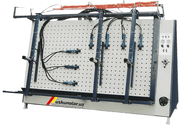 Uskunalar.uz - Frame assembly press machine (double side) US-MH2324