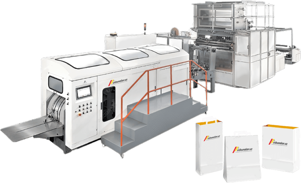 Uskunalar.uz - Машина для изготовления бумажных пакетов US-ZD-QFF14
