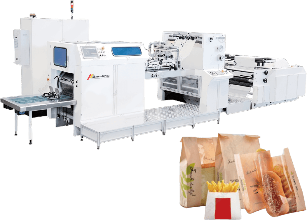 Uskunalar.uz - Paper bags making machine US-ZD-J20S