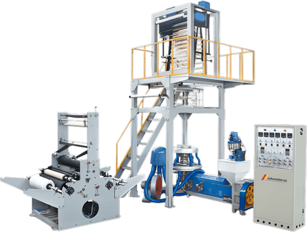 Uskunalar.uz - Polietilen rulon ishlab chiqarish uchun ekstruderUS-SJ-55