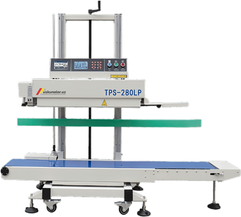 Uskunalar.uz - Vertical standard sealing machine (with printing) US-TPS-280LP