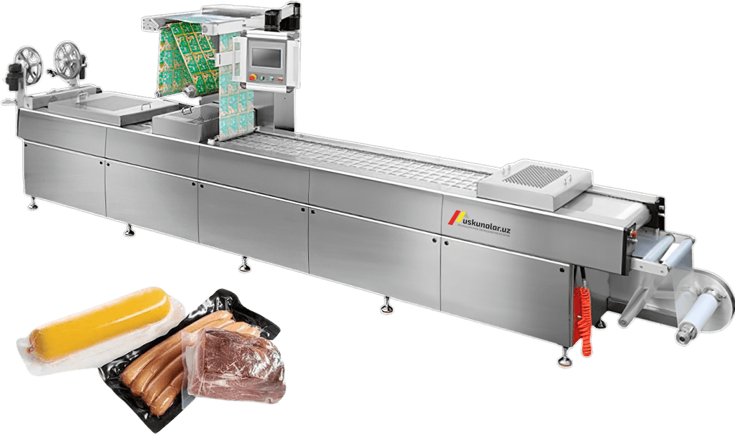 Uskunalar.uz - Thermoforming vacuum packing machine. DLZ-230T | DLZ-320T |  DLZ-420T | DLZ-520T