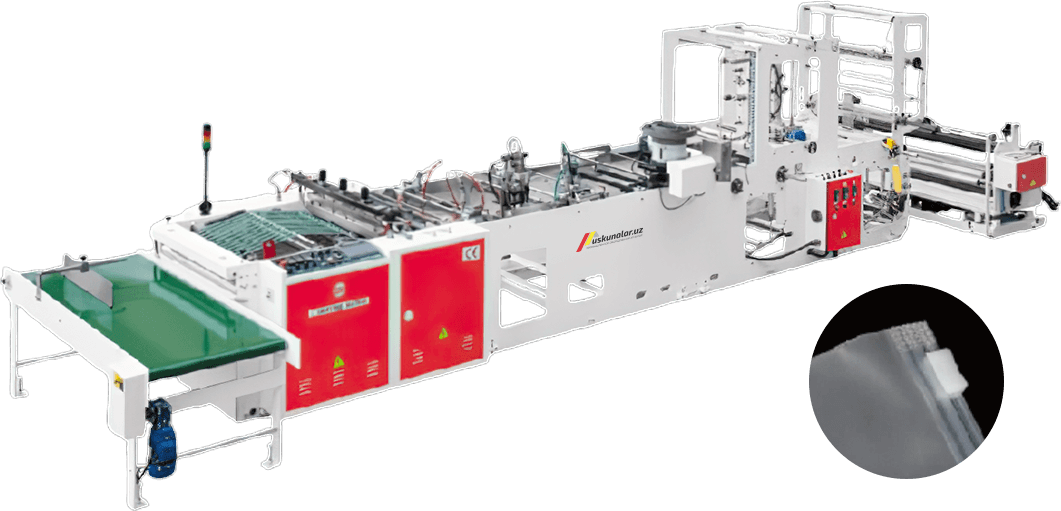 Uskunalar.uz - Avtomatik zip-paket ishlab chiqarish uskunasi US-SW-800SBD+ZP